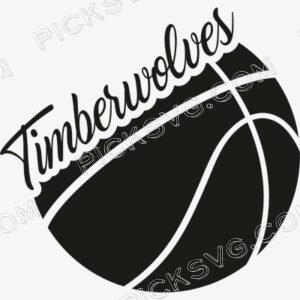 Timberwolves Black Ball