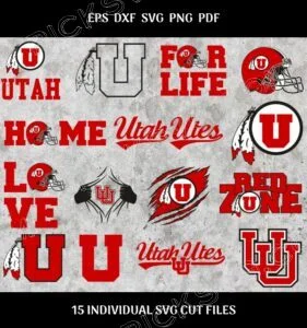 Utah Utes Bundle Svg