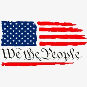 We the People Drip Flag Svg