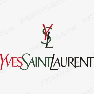 Ysl Yves Saint Laurent Svg - Download SVG Files for Cricut, Silhouette ...