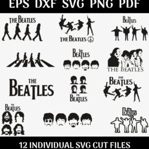 The Beatles Bundle Svg