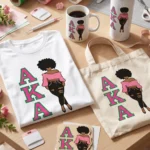 AKA Girl Brown SVG