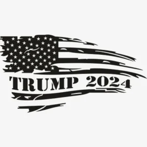 American Flag Trump 2024 Svg - Patriotic And Flags