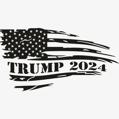 American Flag Trump 2024 Svg - Patriotic And Flags