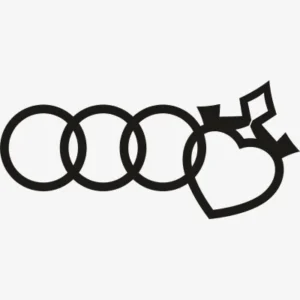 Audi Heart Svg - Motor logos SVG