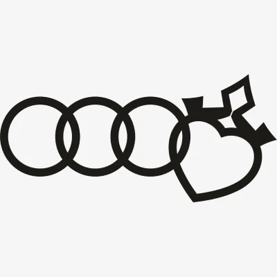 Audi Heart Svg - Motor logos SVG