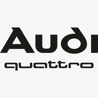 Audi Quattro with Letter Svg - Motor logos SVG