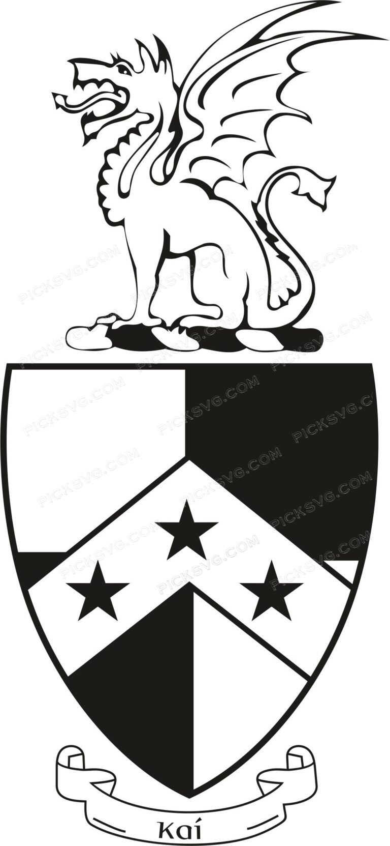 Beta Theta Pi Black Crest Svg