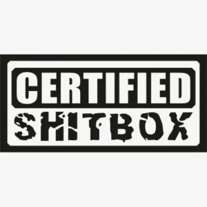 Certified Shitbox Svg - Motor logos SVG