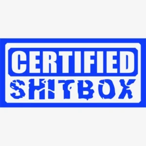 Certified Shitbox Blue Svg - Motor logos SVG