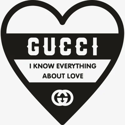 Gucci I Know Everything About Love Svg - Gucci Logos Svg