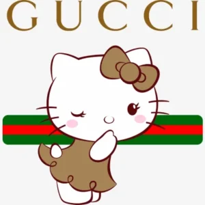 Gucci Kitty Svg - Gucci Logos Svg