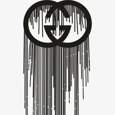 Gucci Large Drip Svg - Gucci Logos Svg