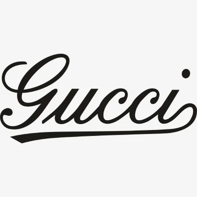Gucci Letter Black Svg - Gucci Logos Svg