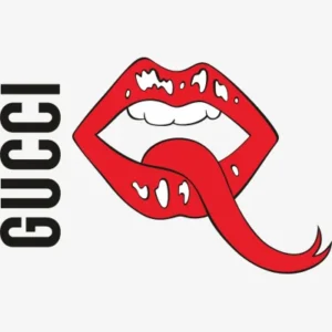 Gucci Lips Svg - Gucci Logos Svg