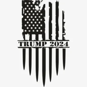 Trump 2024 Us Flag Svg - Patriotic And Flags