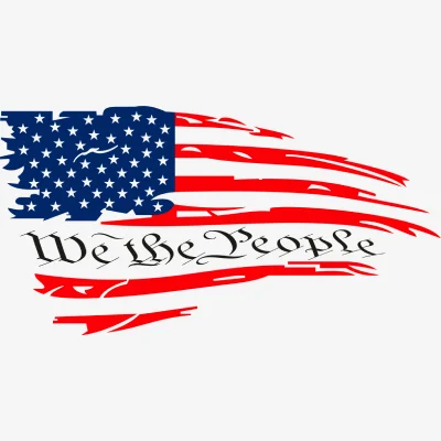 We the People Flag Logo Svg - Patriotic And Flags