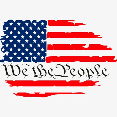 We the People US Flag Svg - Patriotic And Flags