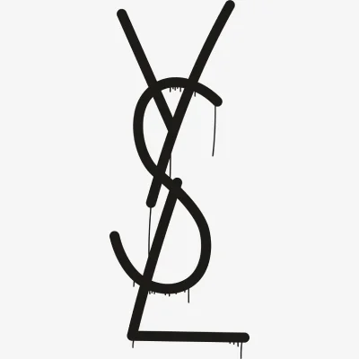 Ysl Drip Svg - Yves Saint Laurent Logo Svg