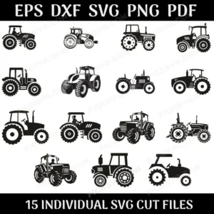 Tractor Bundle Svg