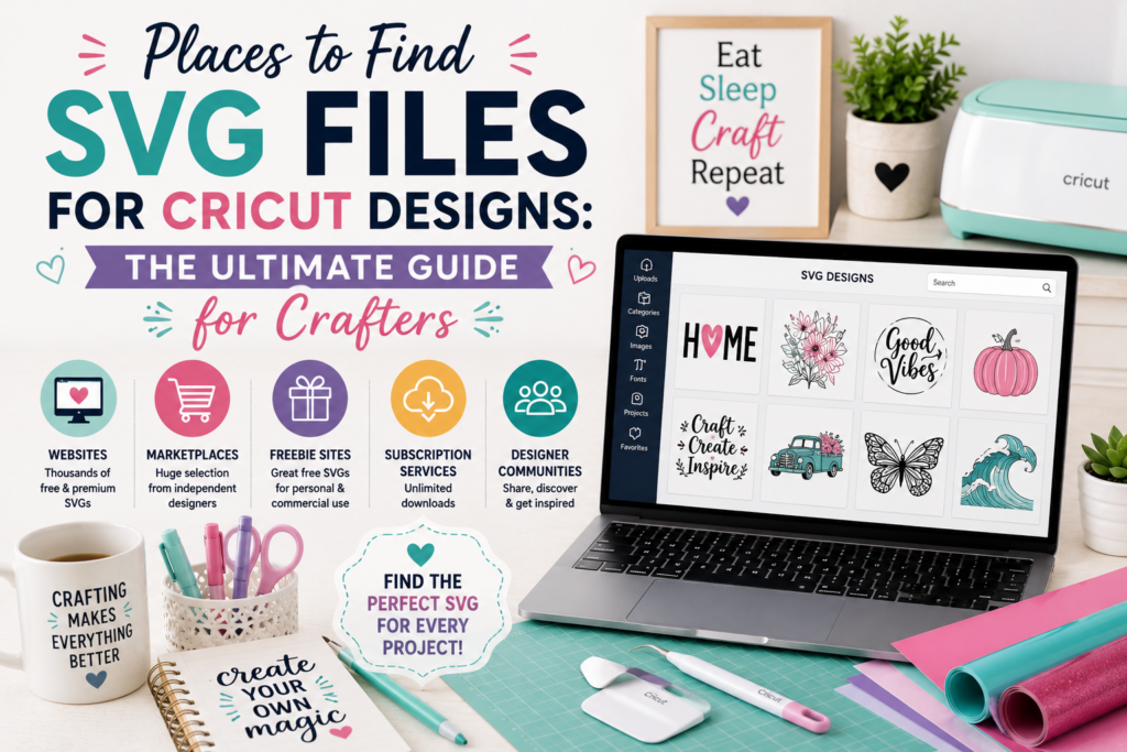 Places to Find SVG Files for Cricut Designs The Ultimate Guide for Crafters