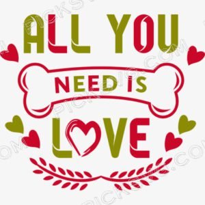 All You Need Is Love Svg
