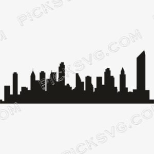 Baltimore City Skyline Svg