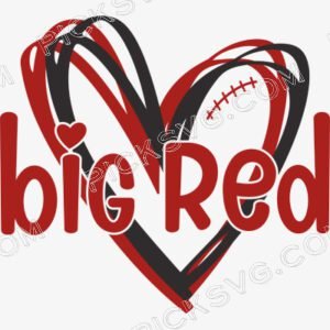 Big Red Heart Svg
