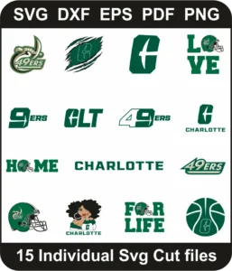 Charlotte 49ers Bundle Svg