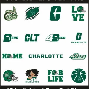 Charlotte 49ers Bundle Svg - Design Bundle SVG