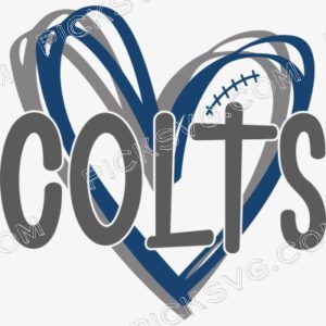 Colts Heart Svg
