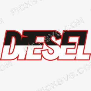Diesel Letter Svg