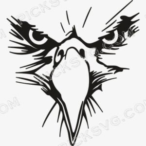 Eagle Face Mascots Svg