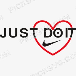 Just Do It Heart Svg