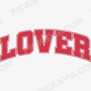 Lover with Outline Valentine's Day Svg