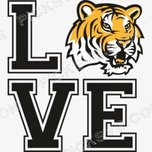 Lsu Tigers Love Svg
