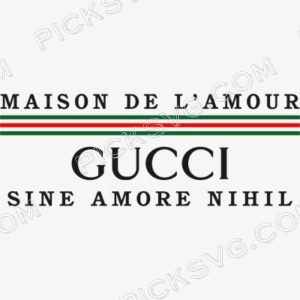 Maison De Lamour Gucci Svg