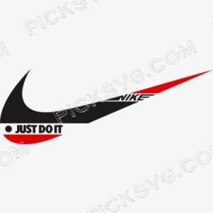 Nike Just Do It Red Svg