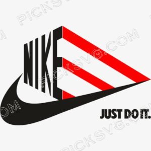 Nike Red Just Do it Svg