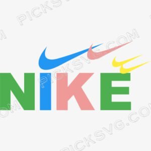 Nike with Icon Colour Svg