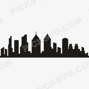 Philadelphia City Skyline Svg