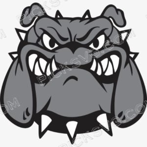 School Mascot Bulldog Svg 1