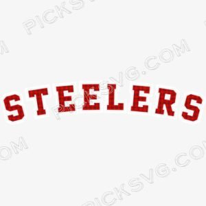 Steelers Buffalo Plaid Circle Logo