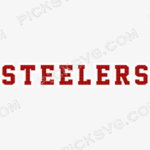 Steelers Buffalo Plaid Logo