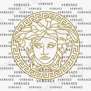Versace Letter with Symbol Svg