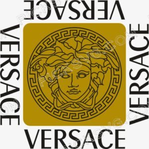 Versace Woman with Letter Svg