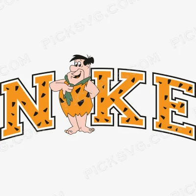 Nike Flintstones Svg - Fashion Brands SVG