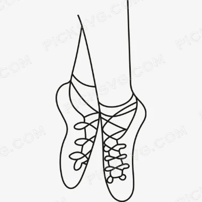 Irish Dancing Shoes Svg - Miscellaneous SVG