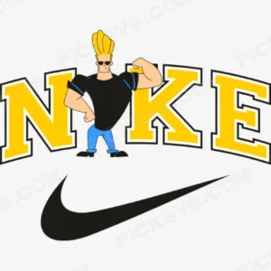 Johnny Bravo Nike Svg - Fashion Brands SVG