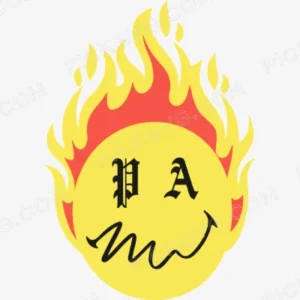 Palm Angels Smiley Face Svg - Fashion Brands SVG